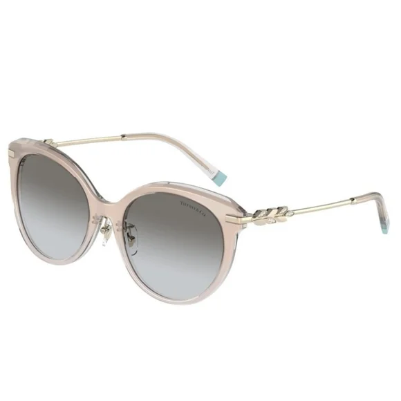 Tiffany & Company TF4189 Sunglasses Champaign Grey Cat Eye Crystal MA#482